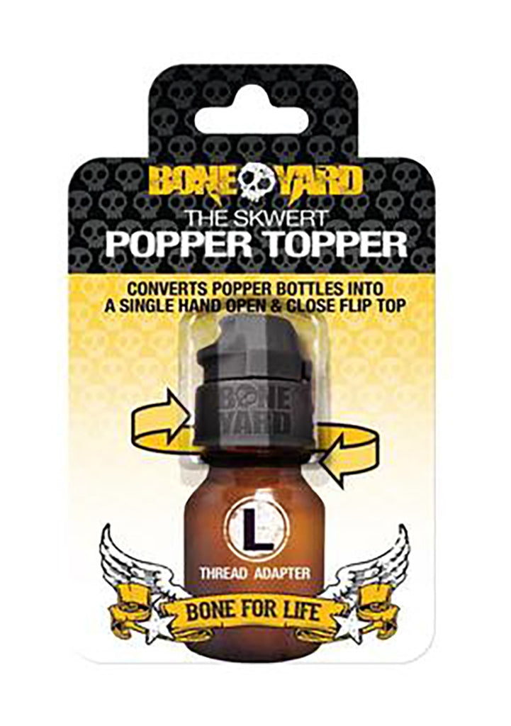 Skwert Popper Topper - large thread - Black