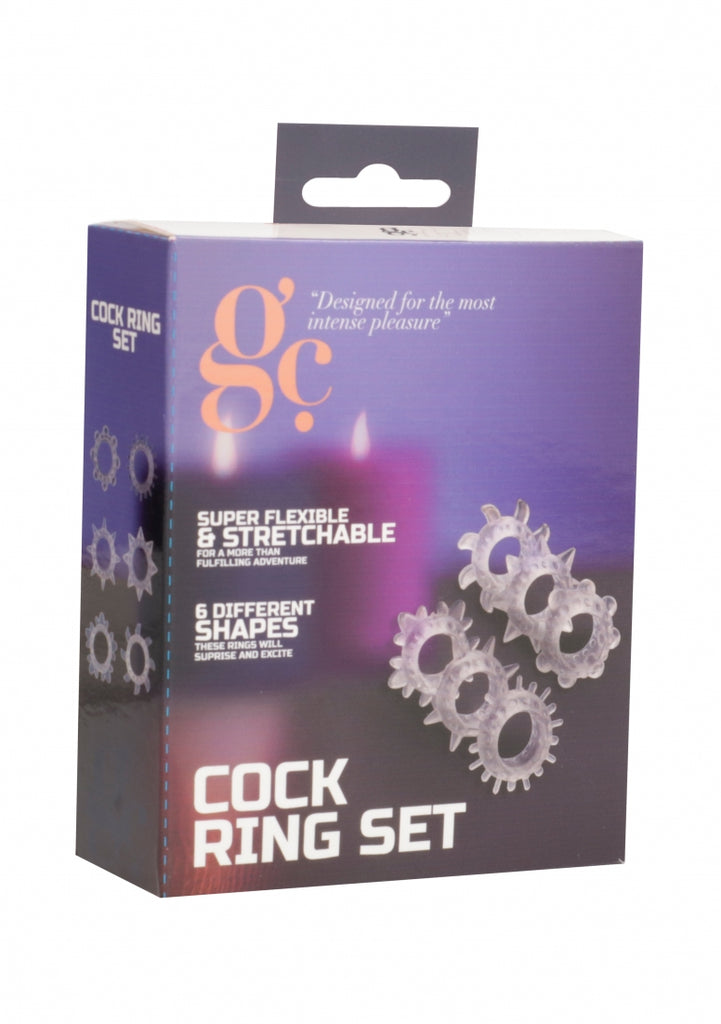 Cock Ring Set - Transparent