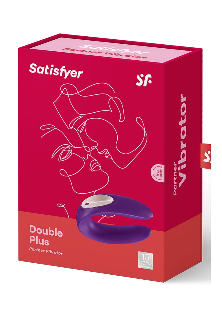 Double Plus Partner Vibrator - Purple