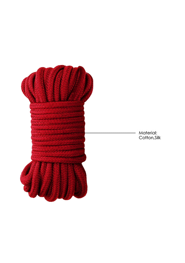 Thick Bondage Rope - 10 meter - Red