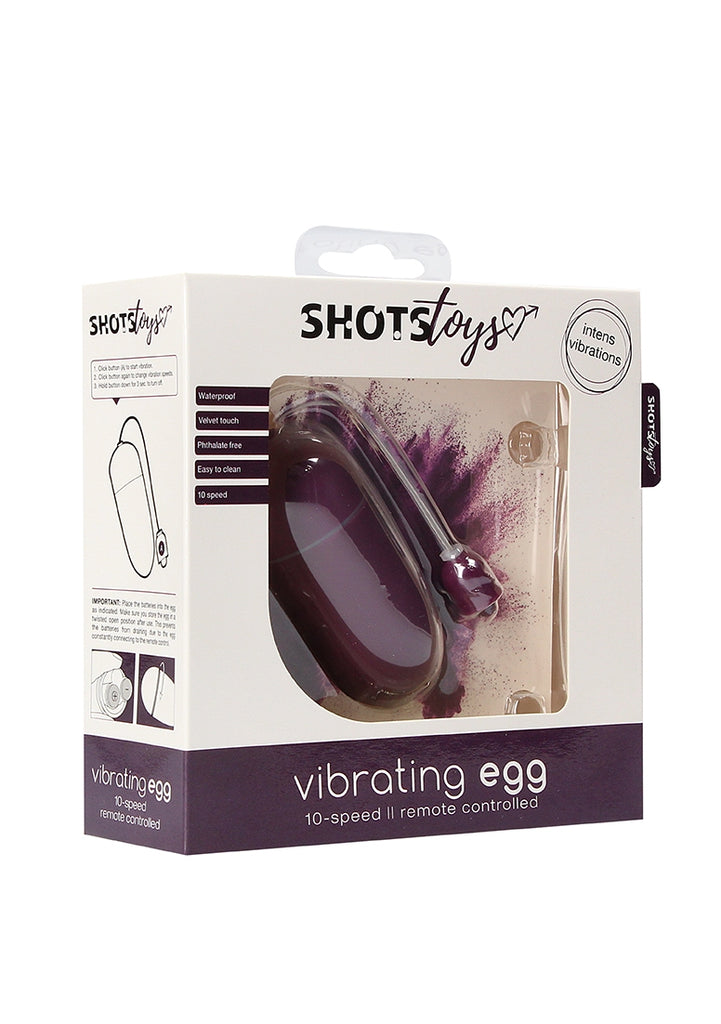 10 Speed Vibrating Egg - Purple