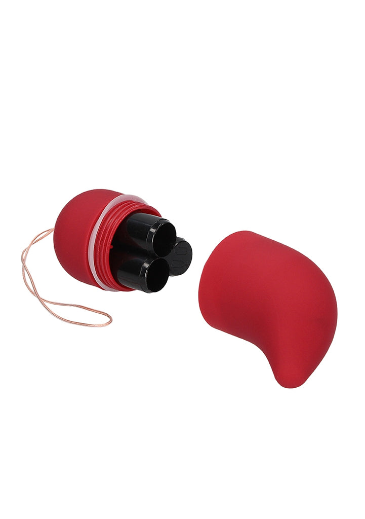 Wireless Vibrating G-Spot Egg - Medium - Red