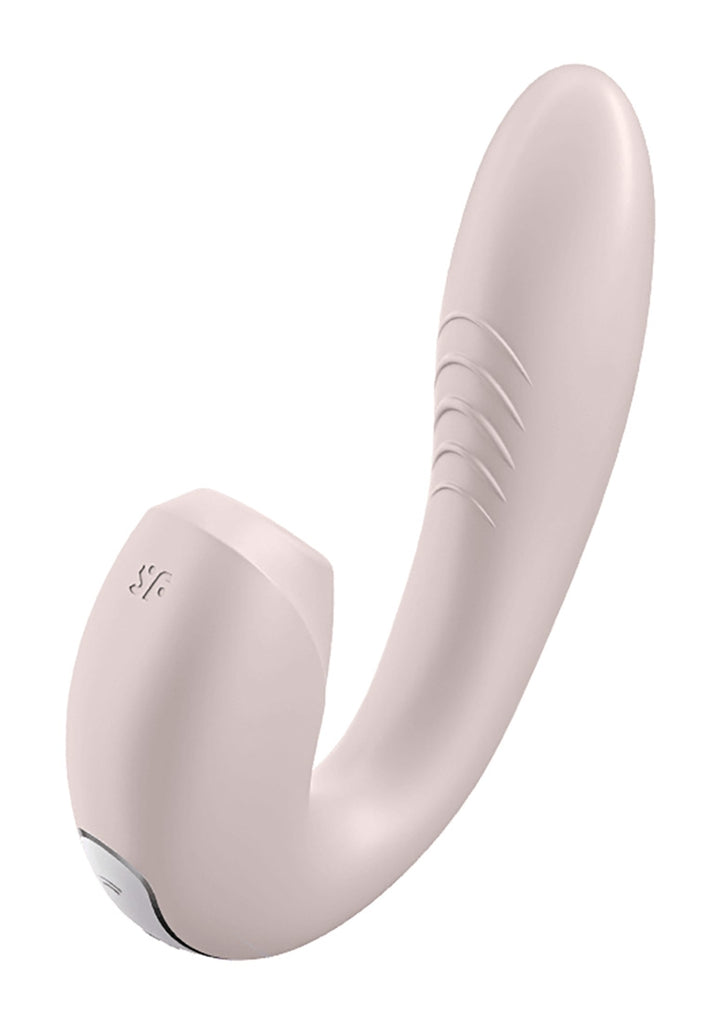 Insertable Double Air Pulse Vibrator Sunray - Pink