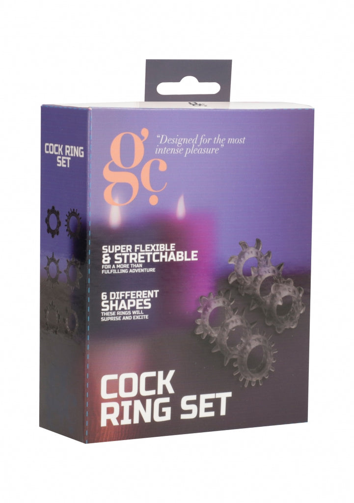 Cock Ring Set - Black