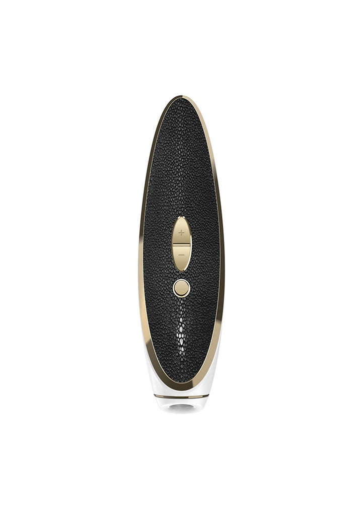Haute Couture Luxury Air Pulse Stimulator + Vibration- Black