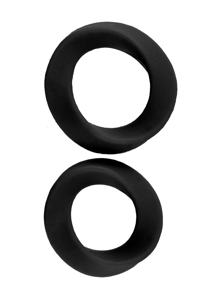Infinity - L and XL Cockring - Black