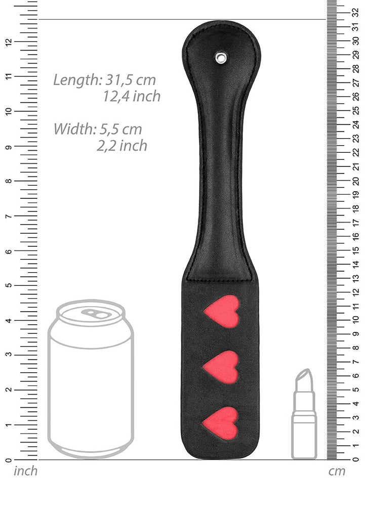 Ouch! Paddle - HEARTS - Black