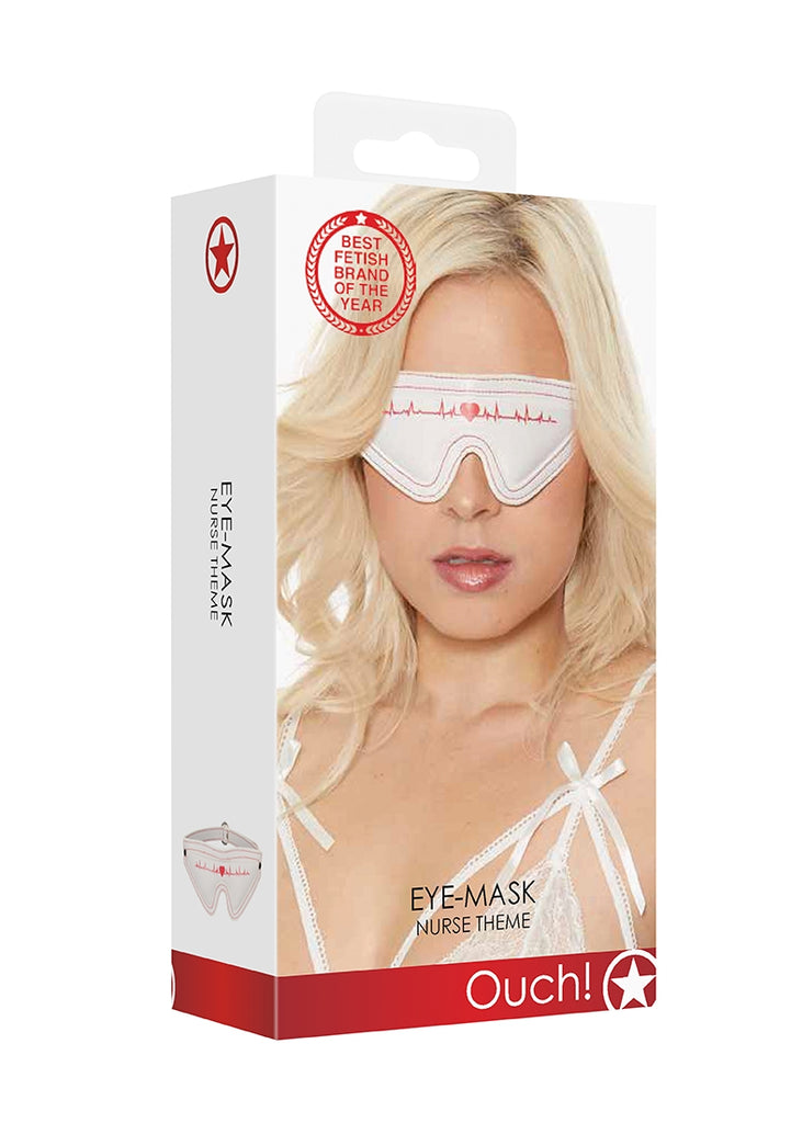 Eye-Mask - Nurse Theme - White