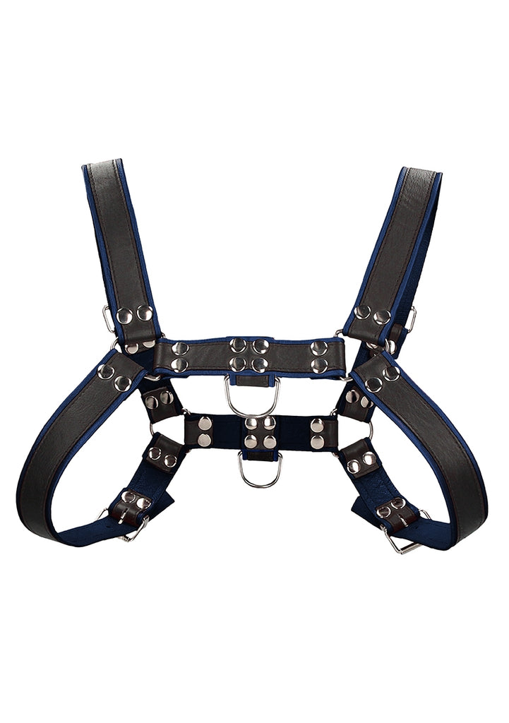 Chest Bulldog Harness - L/XL - Blue