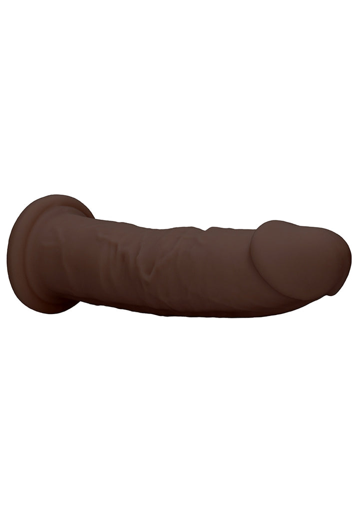 Silicone Dildo Without Balls - Brown - 22&#44;8 cm