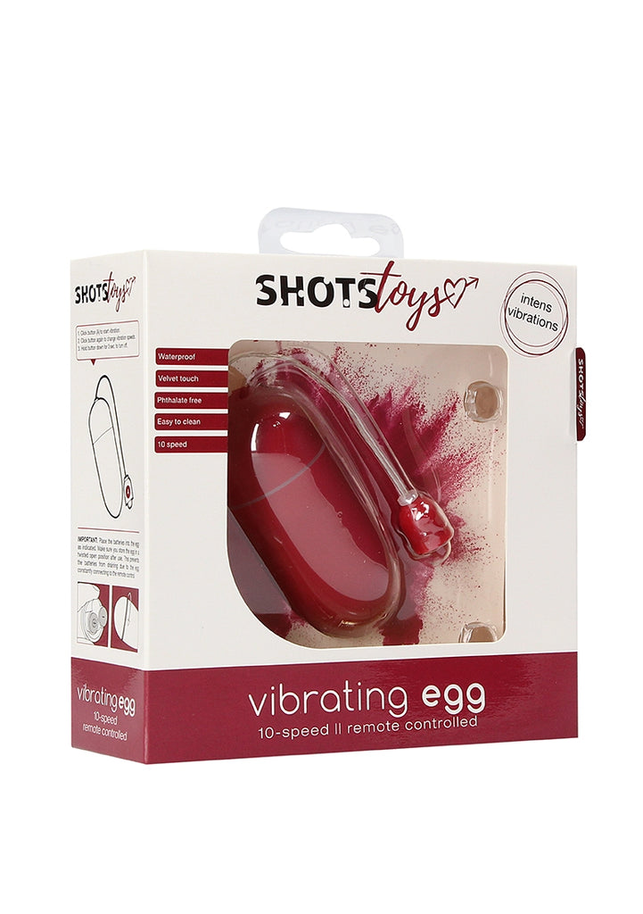 10 Speed Vibrating Egg - Red