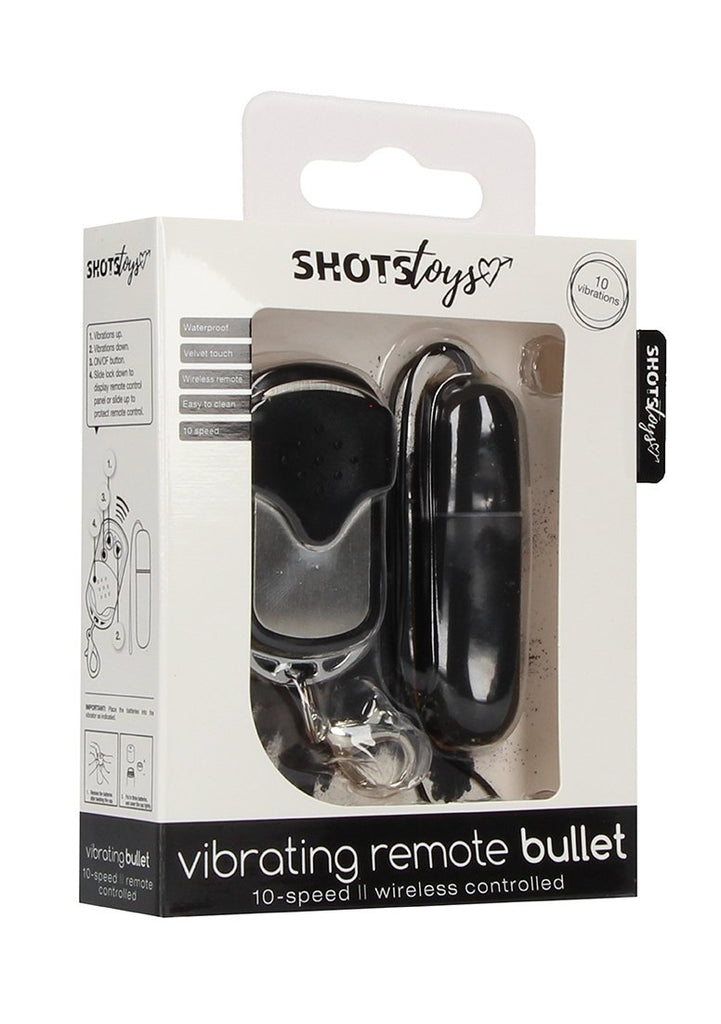 Vibrating Remote Bullet - Black