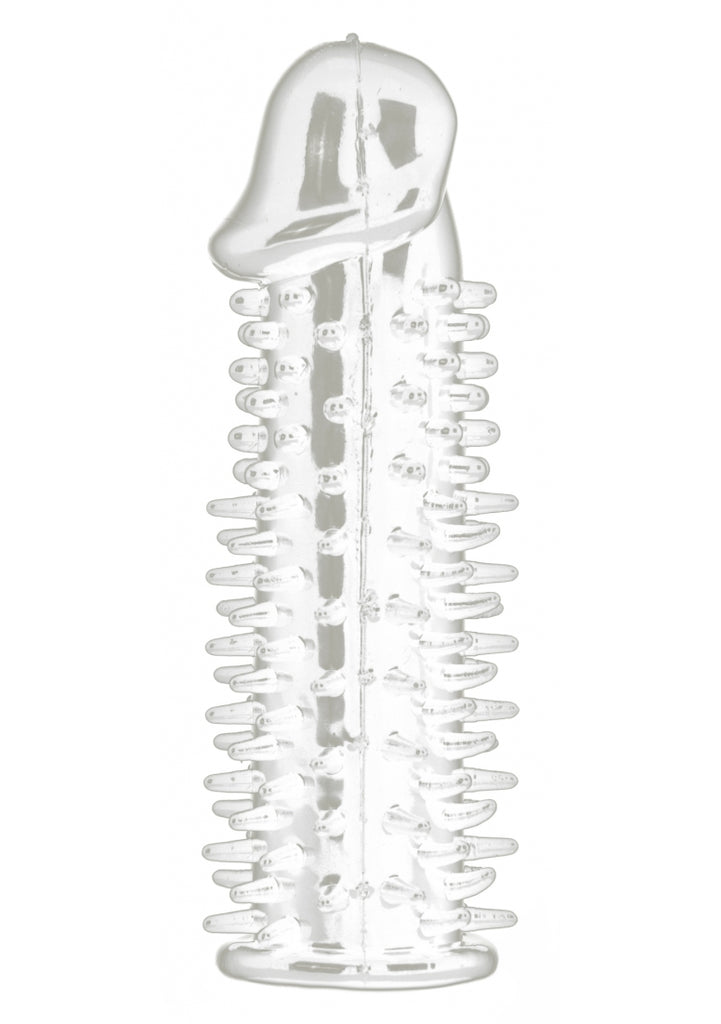 Realistic Spikey Penis Extension - Transparent