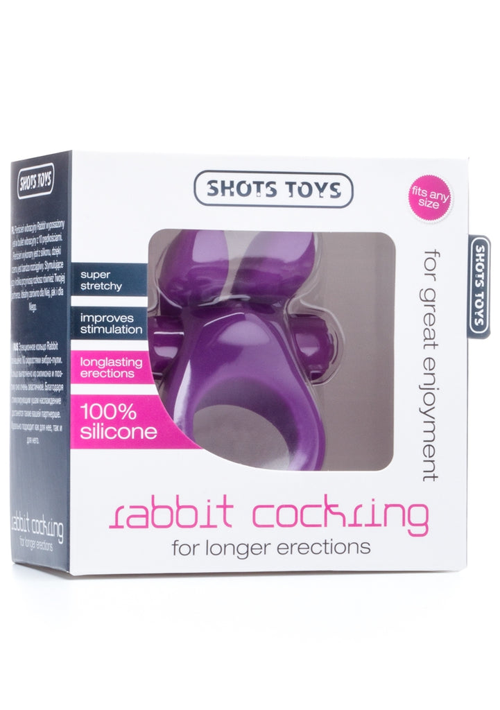 Rabbit Cockring - Purple