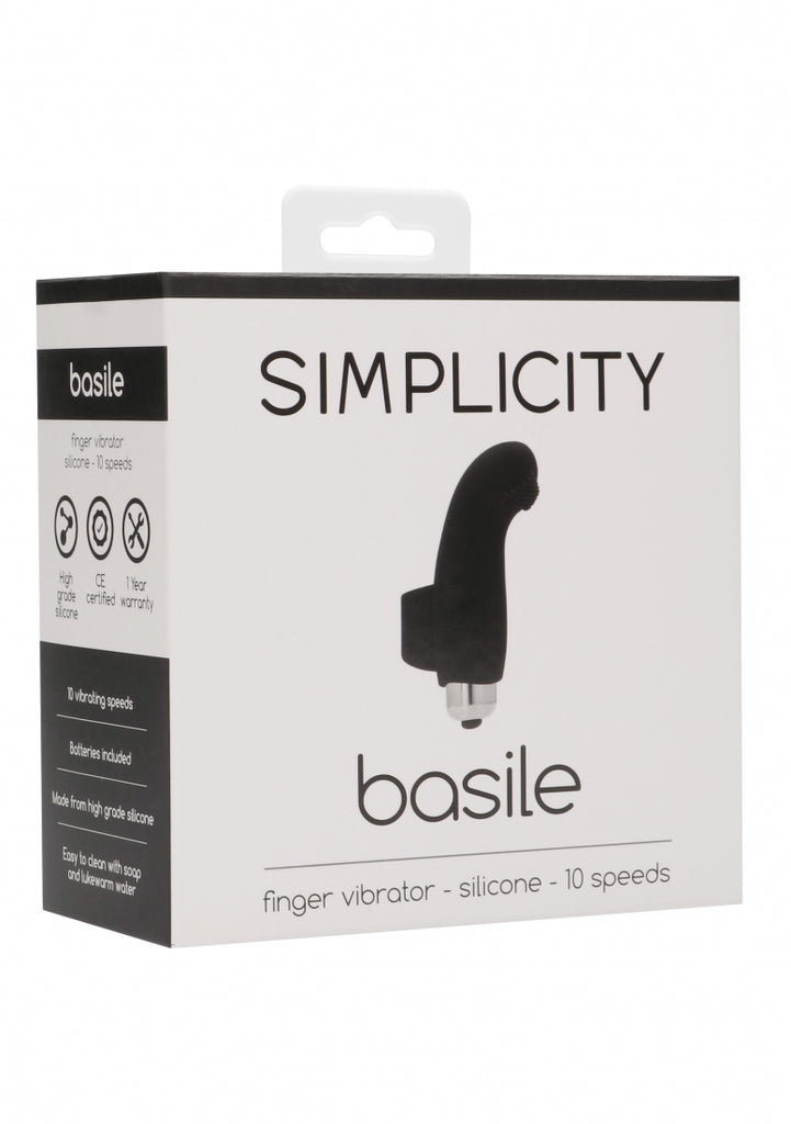 BASILE Finger vibrator - Black